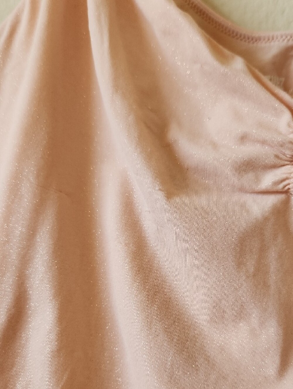 aerie - Pink Shimmer Ruched Smoothez Cami - M - Picture 4 of 5
